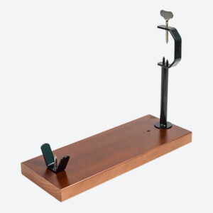 Jamonero Jaen Pintado Negro madera Quemada