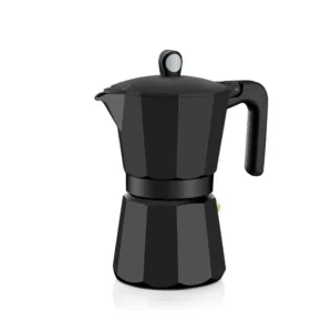 Cafetera Induction Noir Monix Full Induction Aluminio Mate